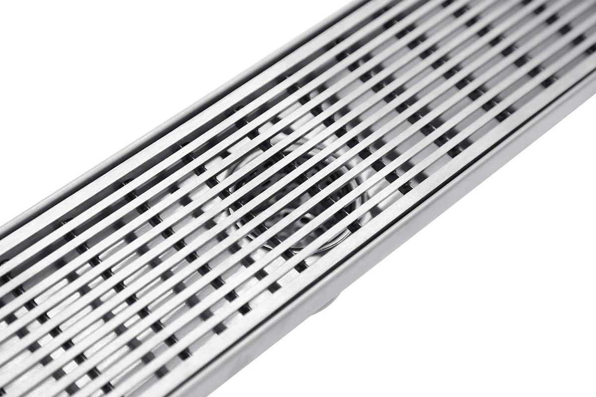 wedge wire linear shower drain