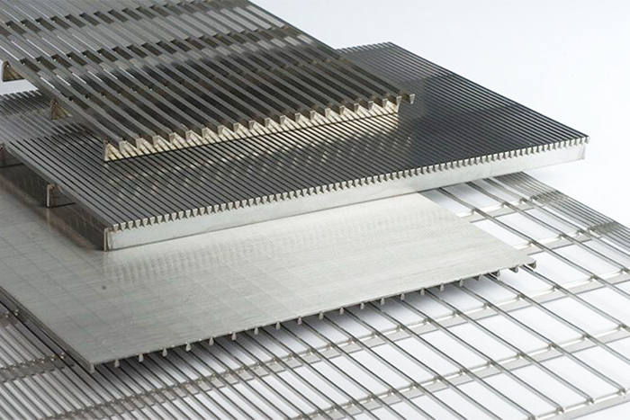 Stainless steel wedge wire mesh panels